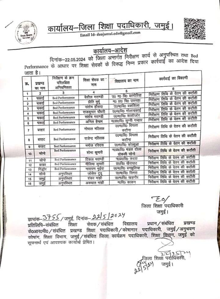 Dissatisfied with the teacher's "bed performance", the education department cut the salary.
