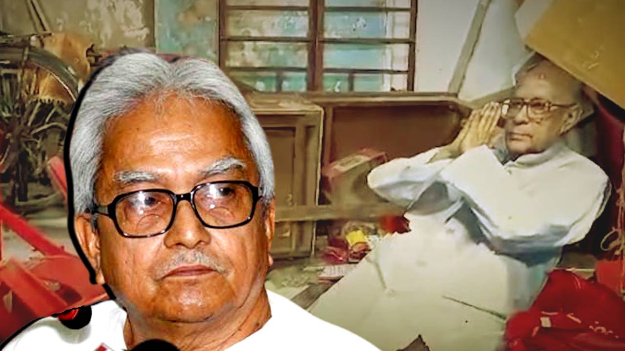 Baranagar TMC allegedly attacked CPIM party office broke former WB CM Jyoti Basu’s photo