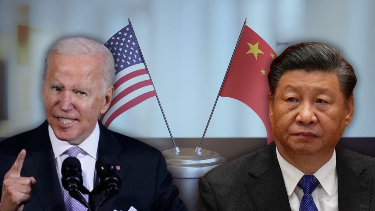 This time, America increased China's tension.
