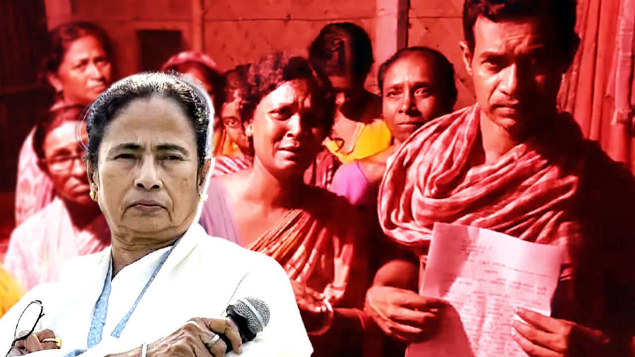 TMC BJP clash at Sandeshkhali couple get beaten at night