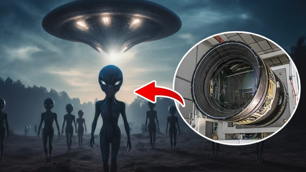 The world's largest camera is being built to "catch" aliens.
