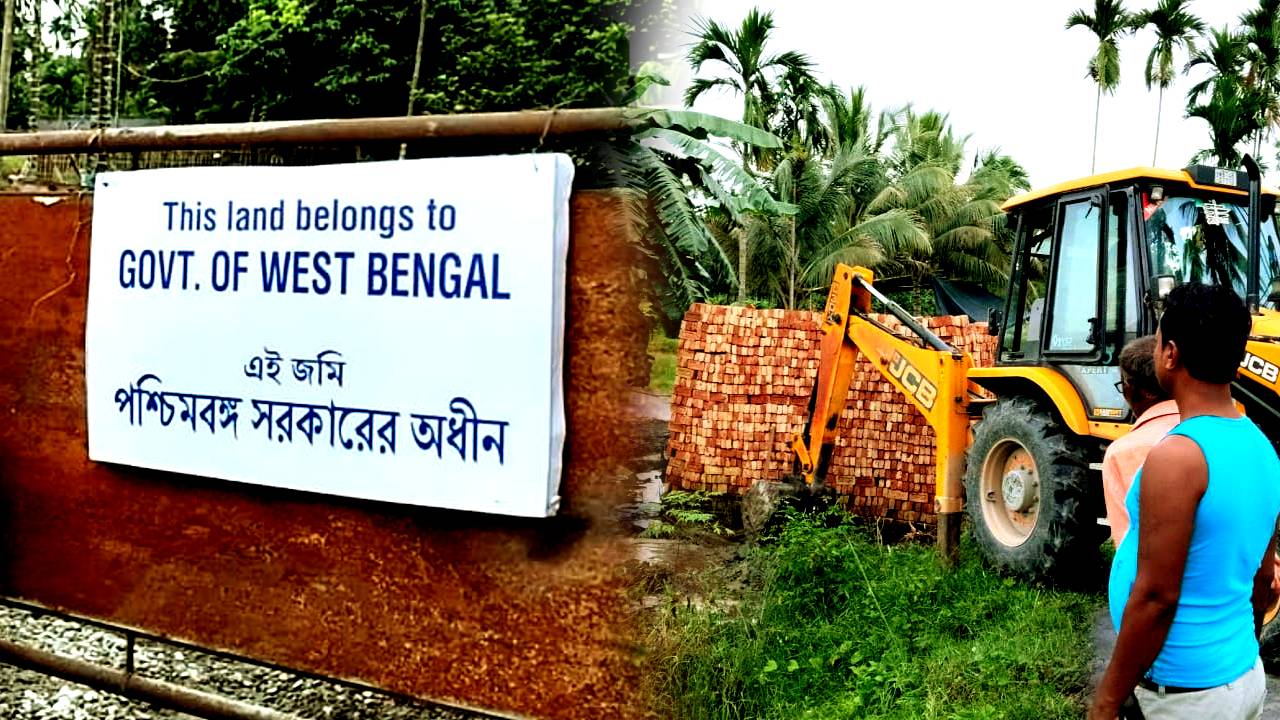 Trinamool Congress Councilor illegal construction demolised