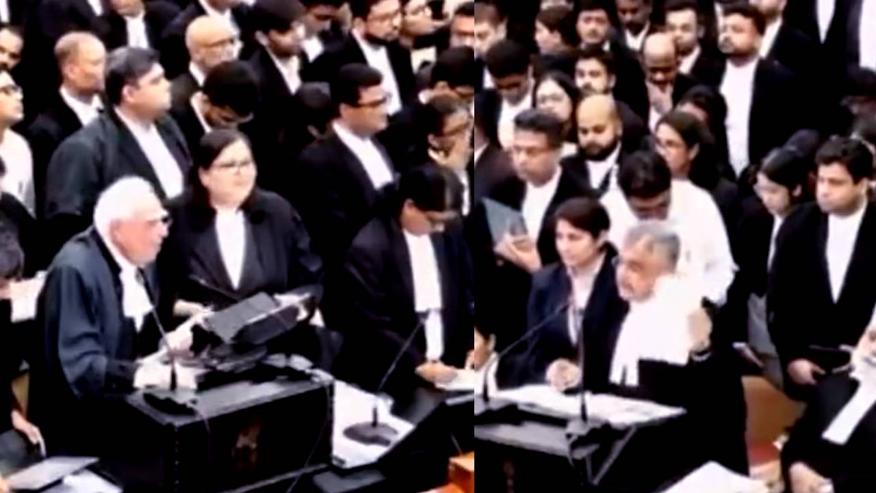 Supreme Court Kapil Sibal smile Tushar Mehta my lord