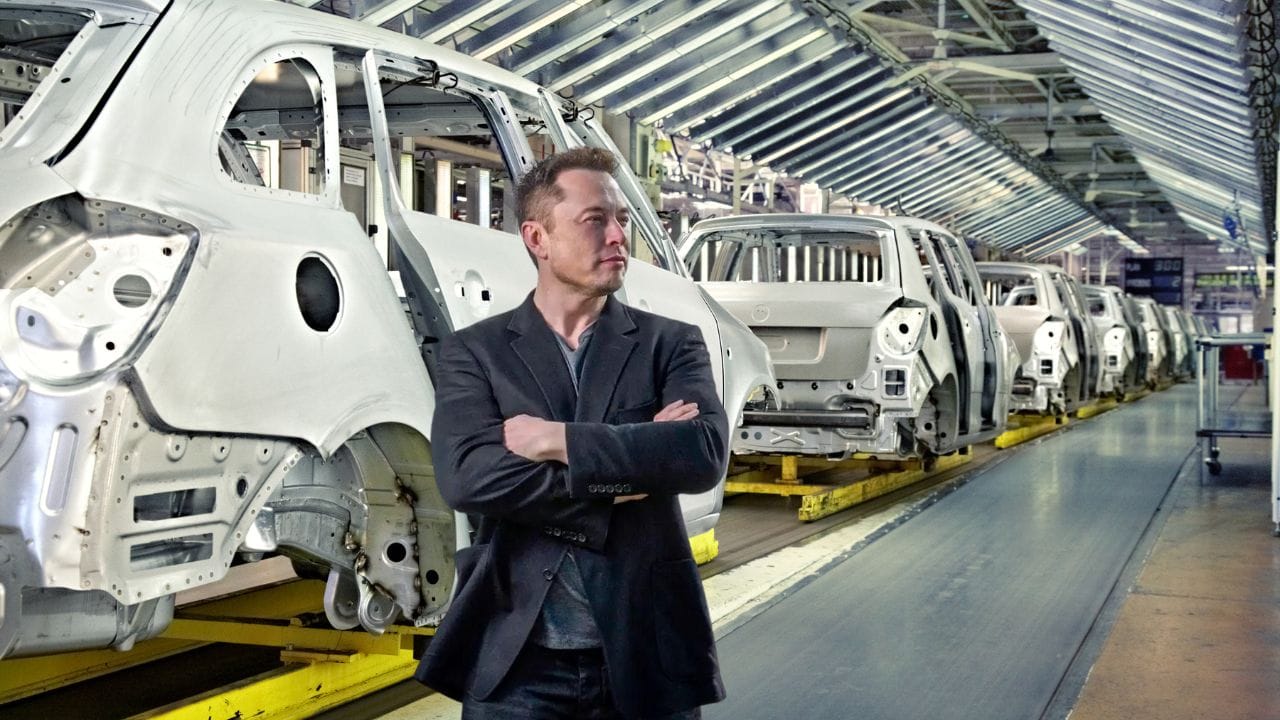 Tesla car & elon musk