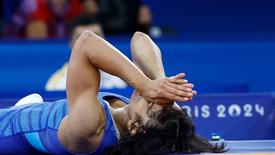 Vinesh Phogat is admitted to the hospital after being knocked out of the Olympics.
