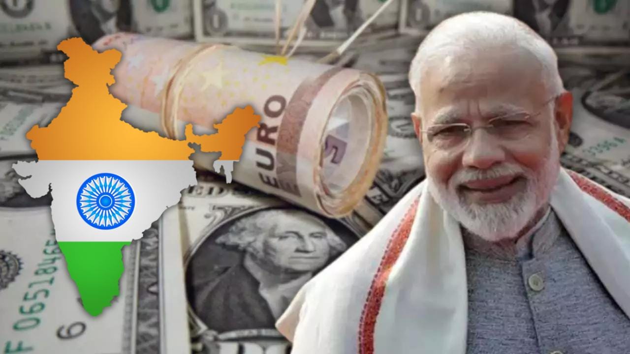 India foreign exchange reserves reached an "all-time high".