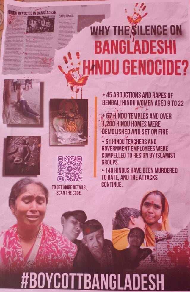 Attacks on minority Hindus are increasing in Bangladesh.