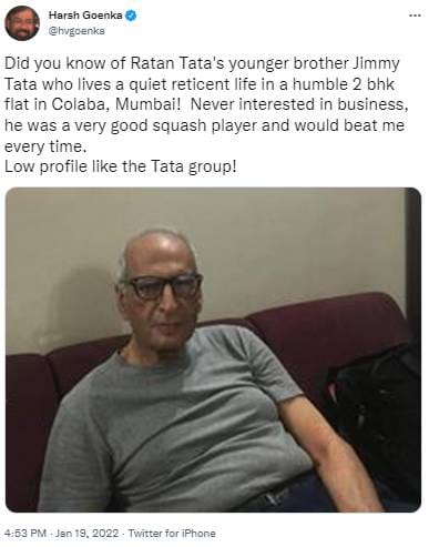 Ratan Tata Jimmy 