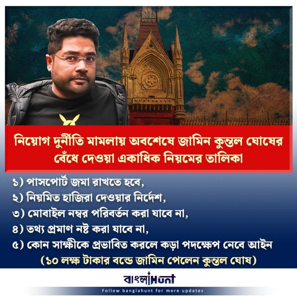 Kuntal Ghosh got bail from Calcutta High Court