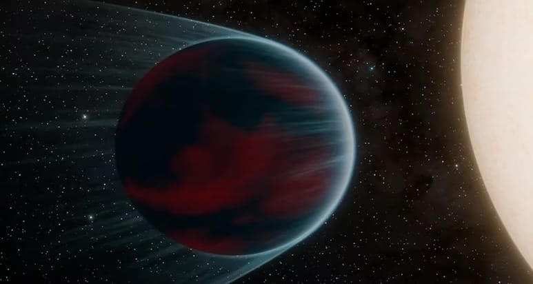 NASA discover a strange planet.