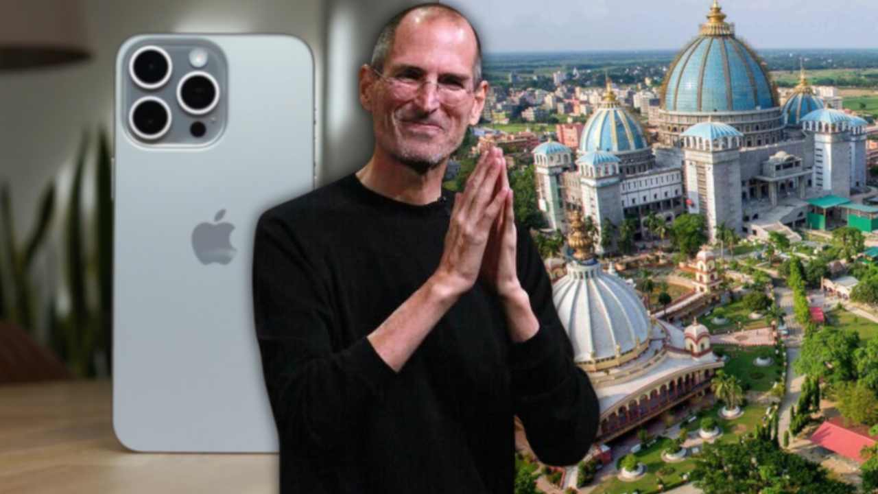 iskcon helped steve jobs of his journey time