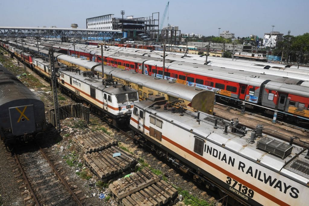 Indian Railways cancelled a bunch of trains.
