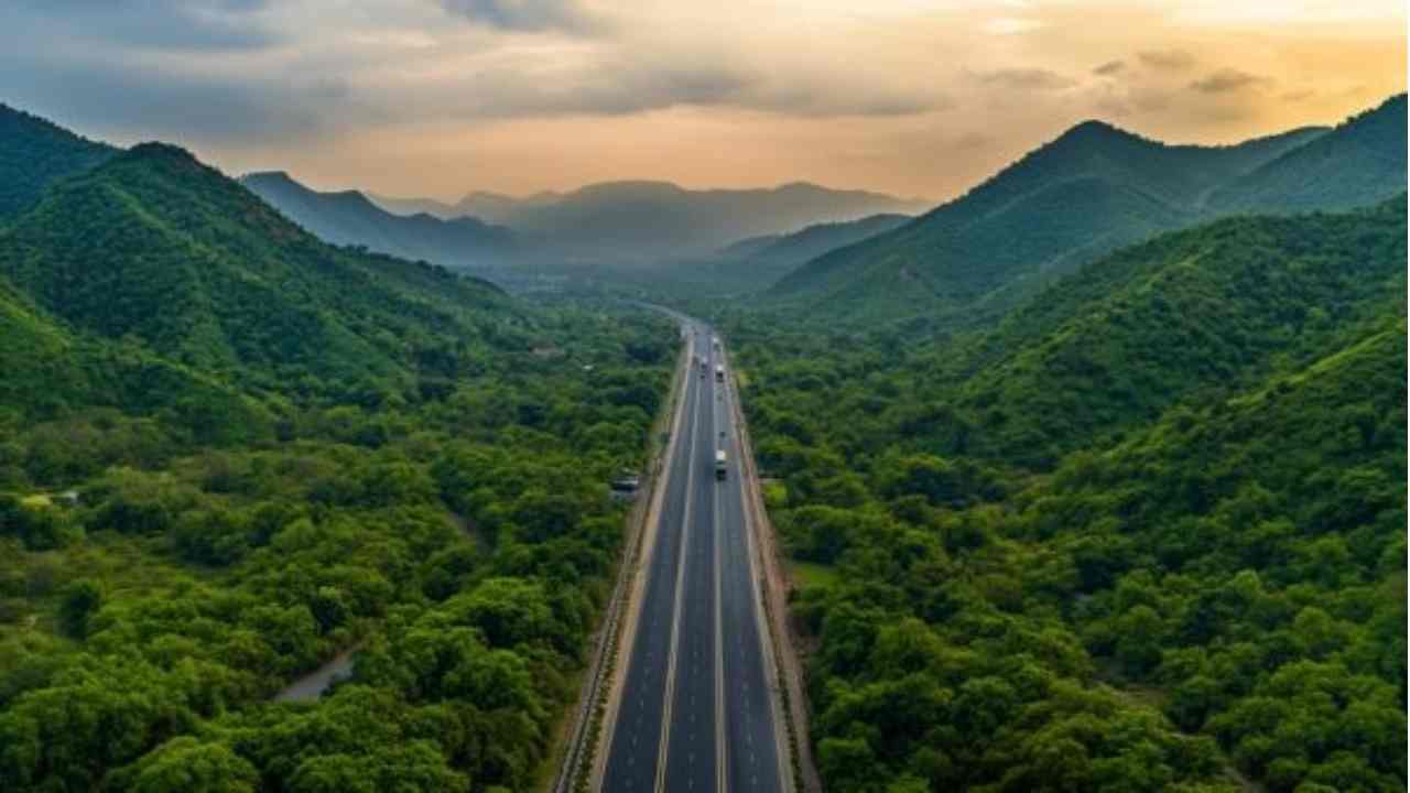 Soundproof expressway built in India