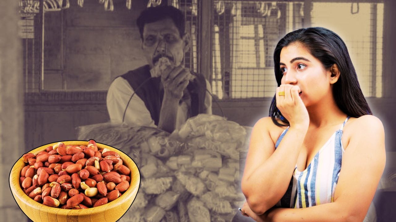 Salted Peanuts in train bad