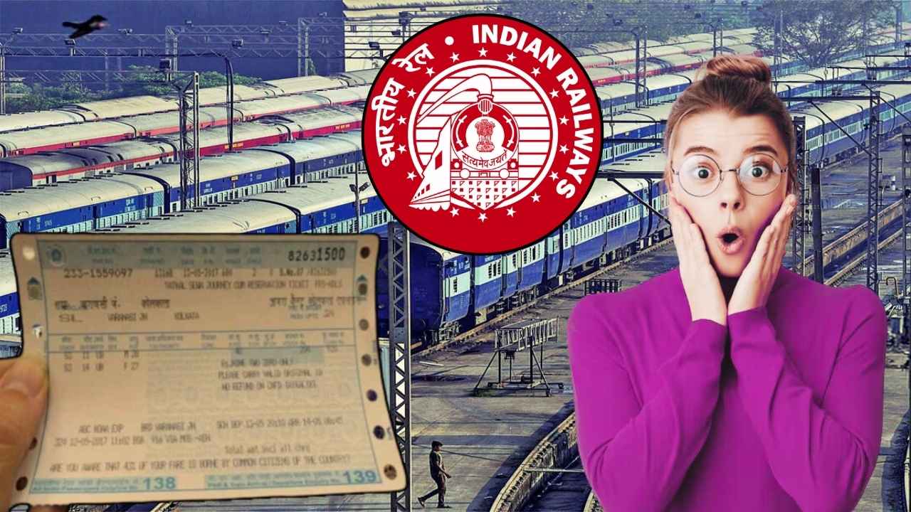 Indian Railways ticket booking facility.