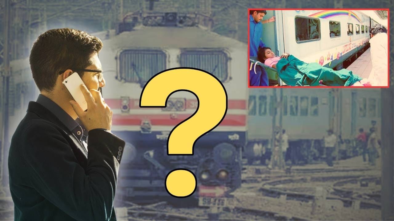 Special service Indian Railways sick passenger