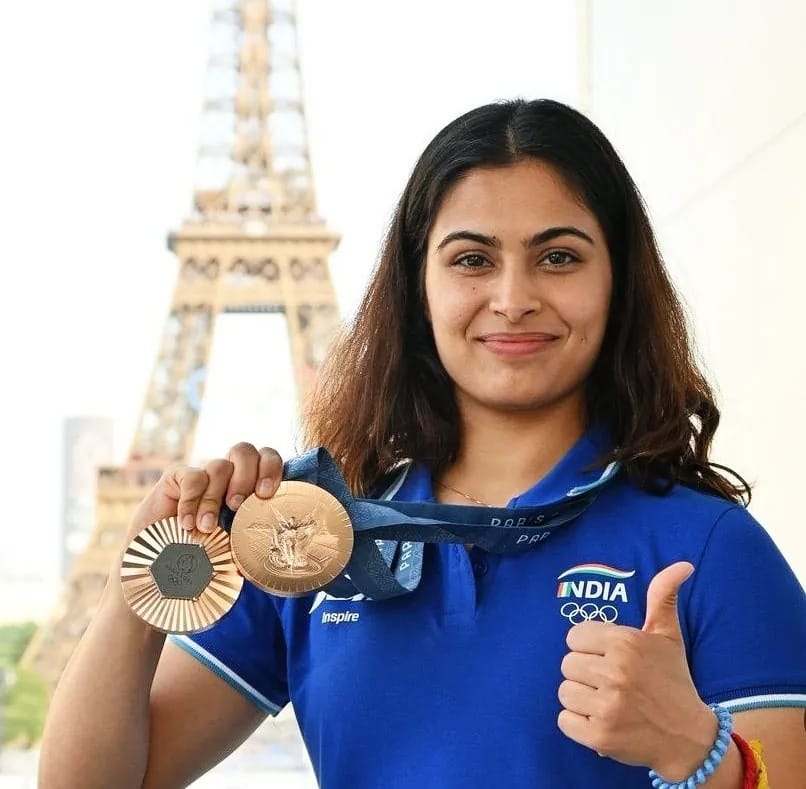 Manu Bhaker olympic medal update.
