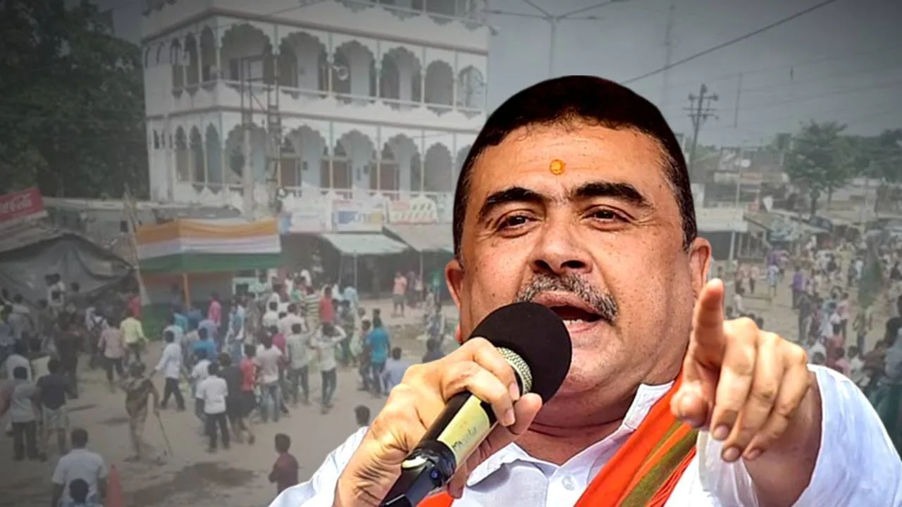 BJP MLA Suvendu Adhikari gives letter to Governor CV Ananda Bose