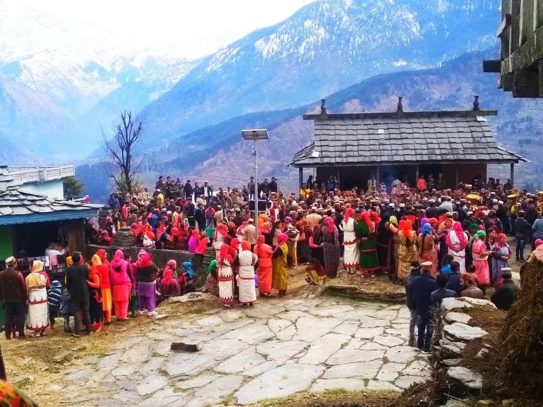 Marriage rituals of this village of India.