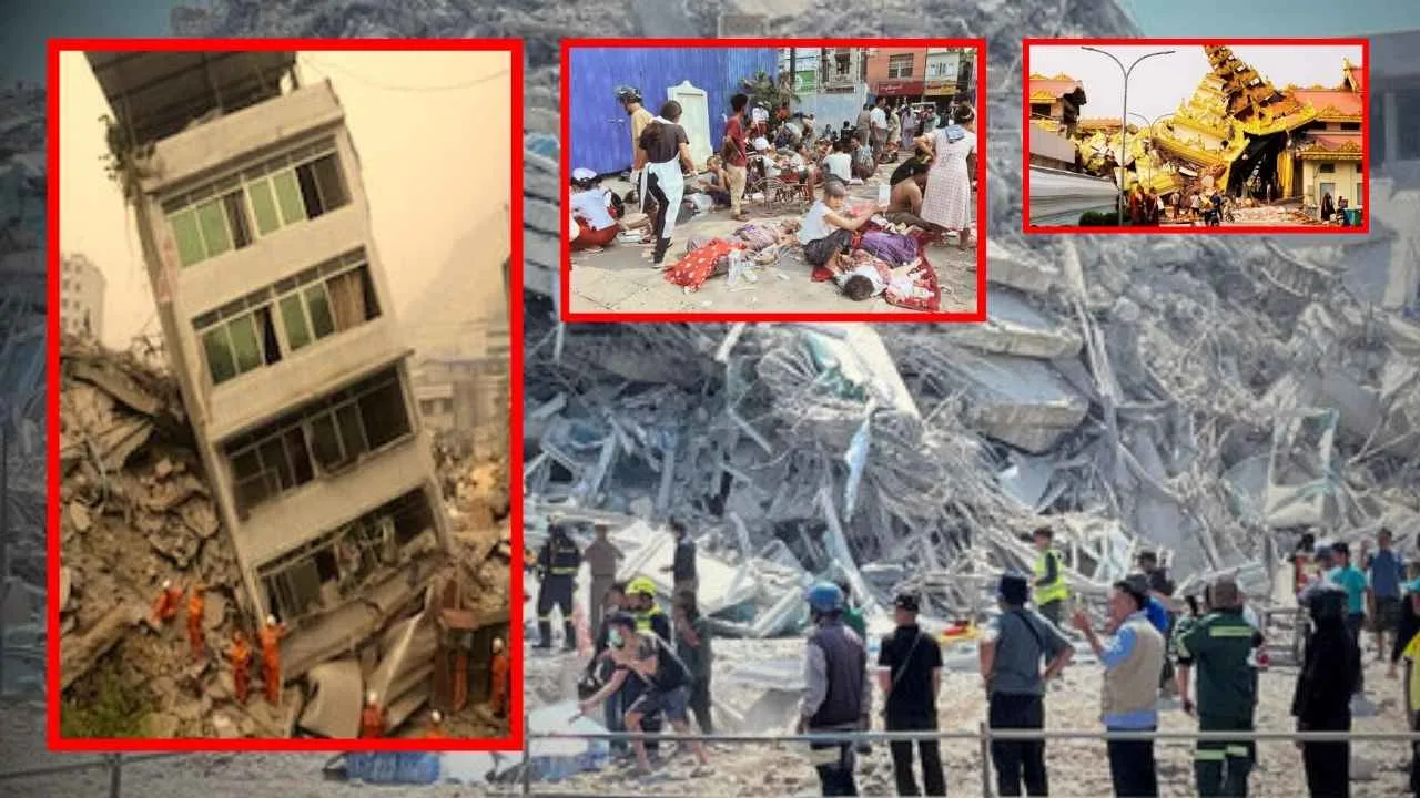 Myanmar earthquake and 1000 death.