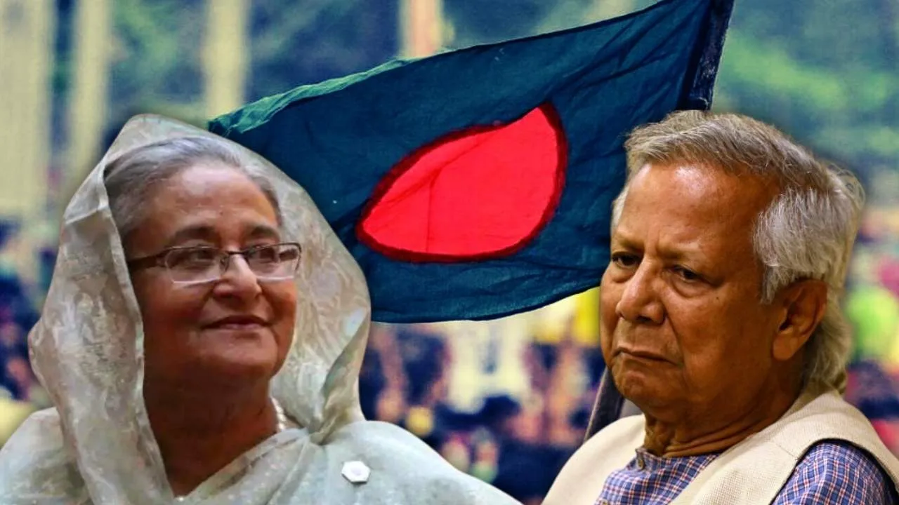 Bangladesh present and Sheikh Hasina report.
