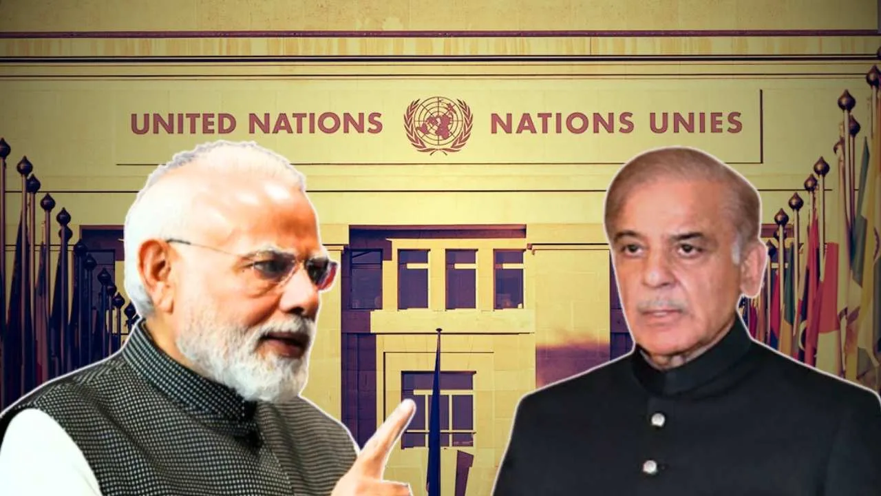 India-Pakistan clash in United Nations.