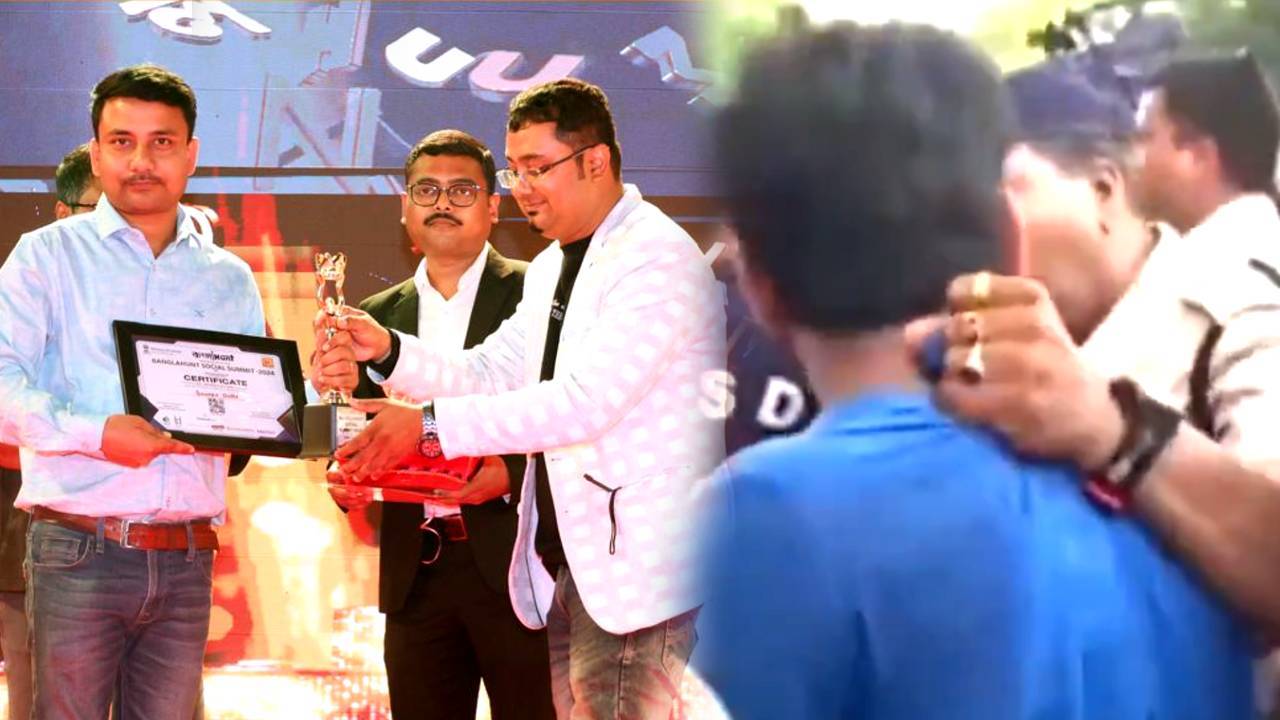BJP MLA Suvendu Adhikari protests as Police held Journalist collar