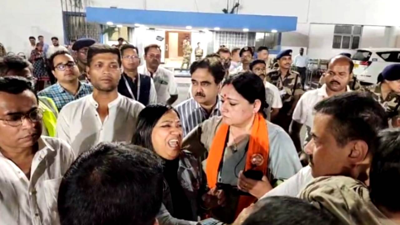 Bitan Adhikary wife BJP leaders