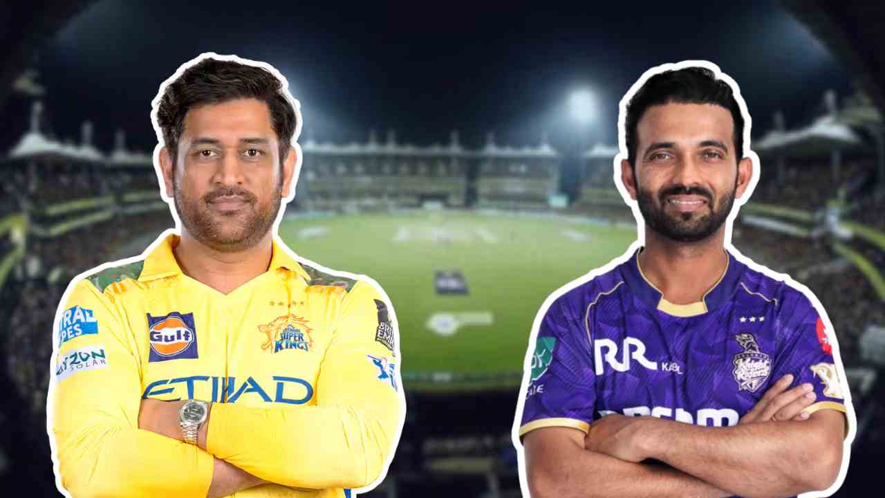 Kolkata Knight Riders vs Chennai Super Kings Match.