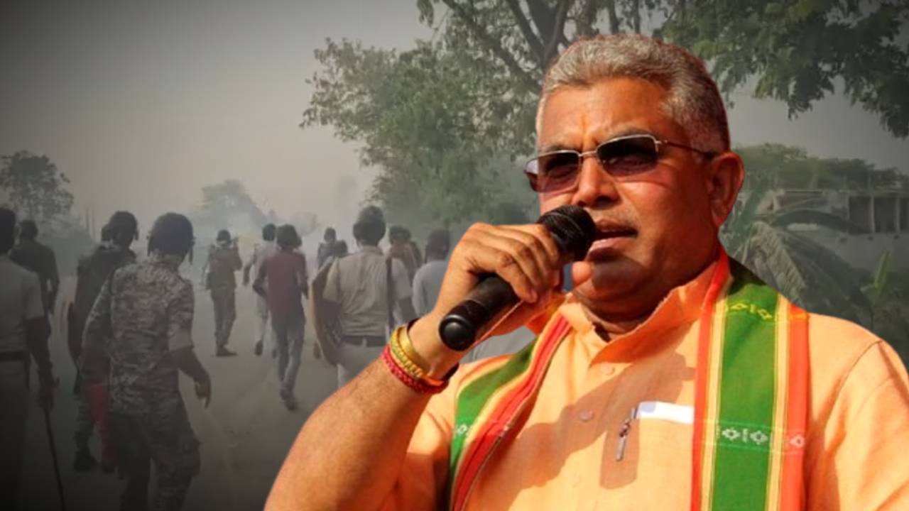 Former BJP MP Dilip Ghosh talks about Murshidabad violence