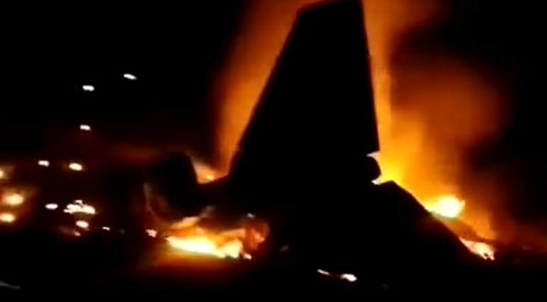 Indian air force fighter jet crashed 