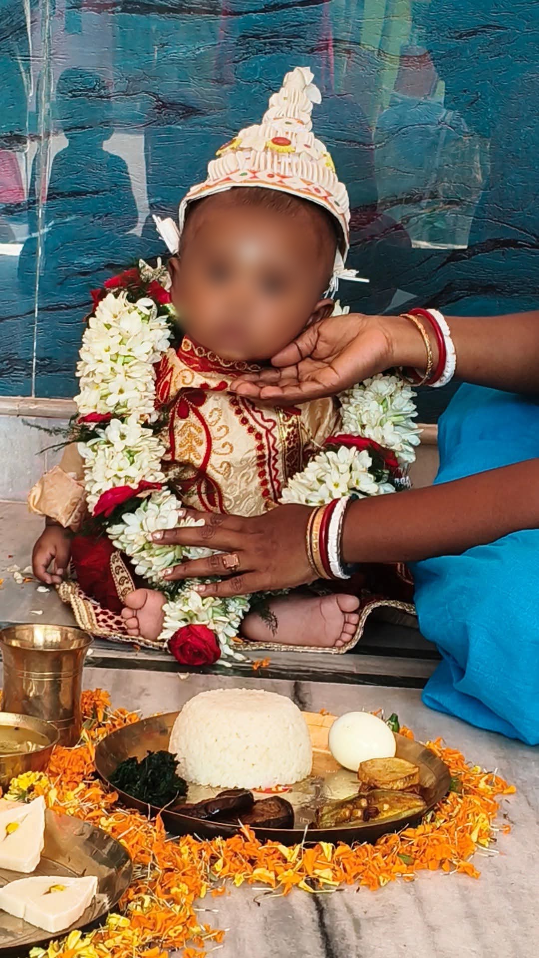 West Bengal anganwadi Kendra rice ceremony 