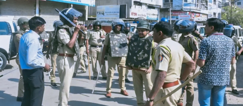 Eggs thrown at Ram Navami rally.