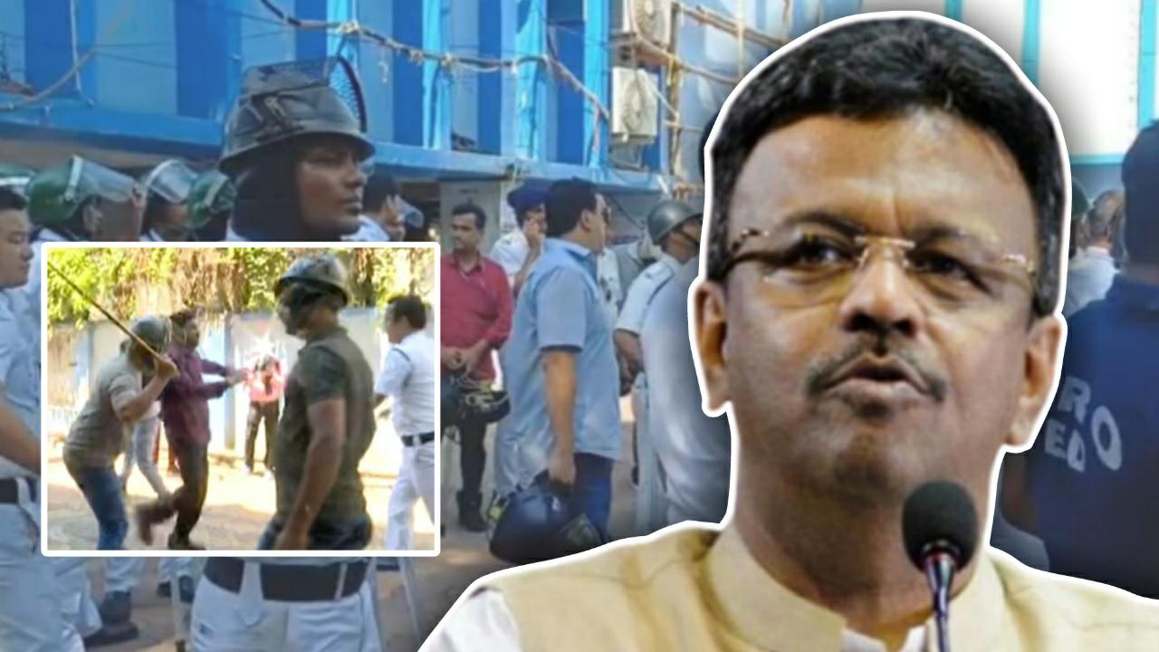 Firhad hakim comment on police teachers issue in kasba 