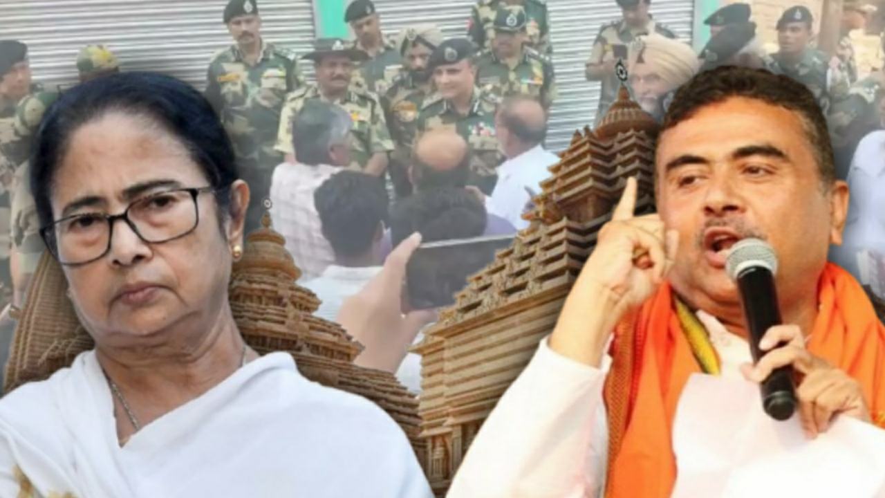 Suvendu adhikari announced murshidabad temple renovation on Wednesday 