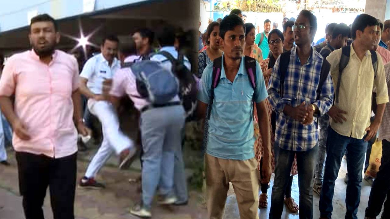 Kolkata Police officer who kicked SSC recruitment scam jobless teachers