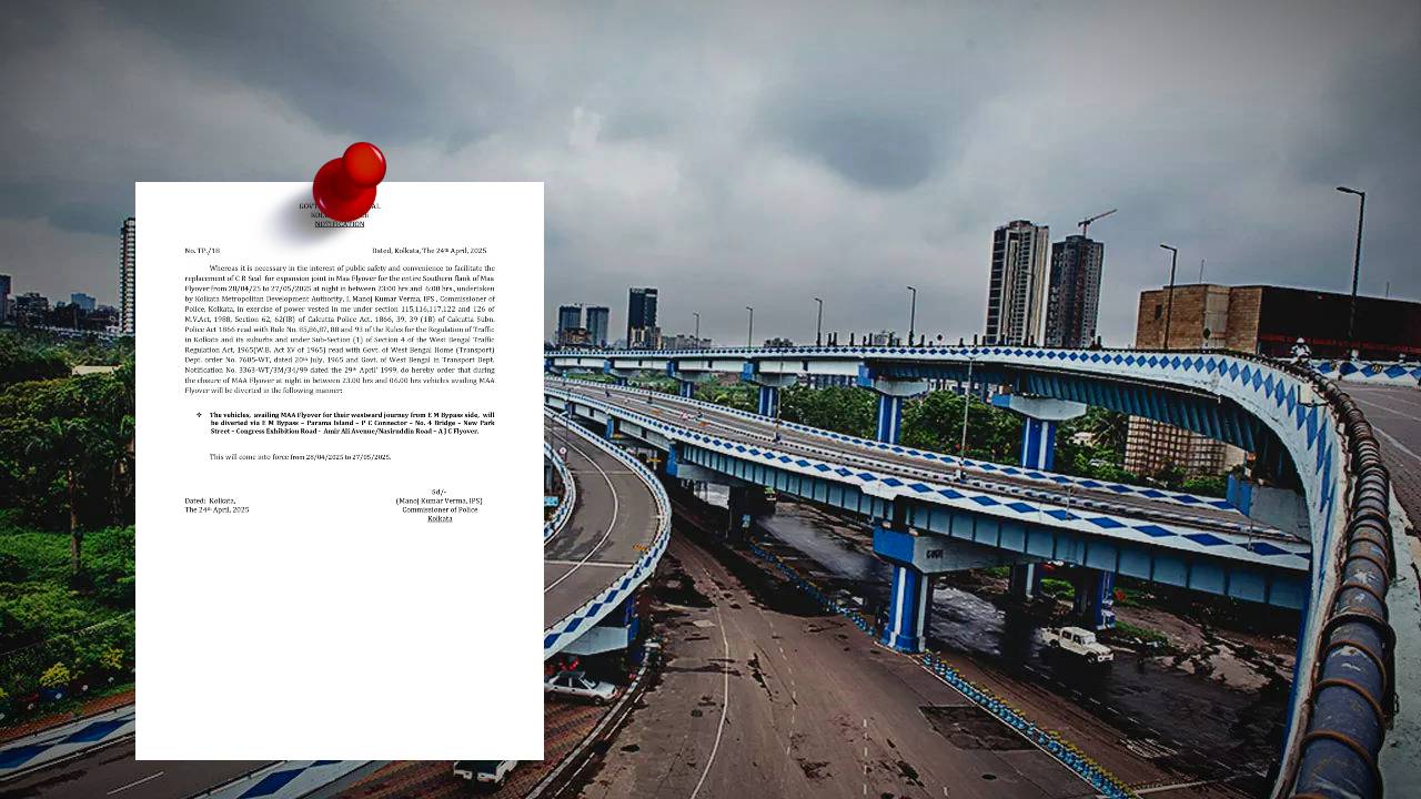 Maa Flyover will be closed for 7 hours for one month