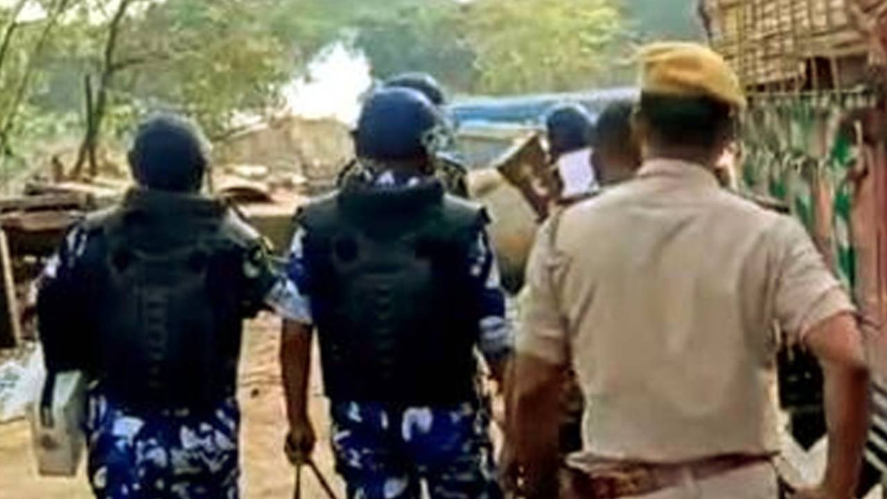 Murshidabad violence Trinamool Congress leader shop fire