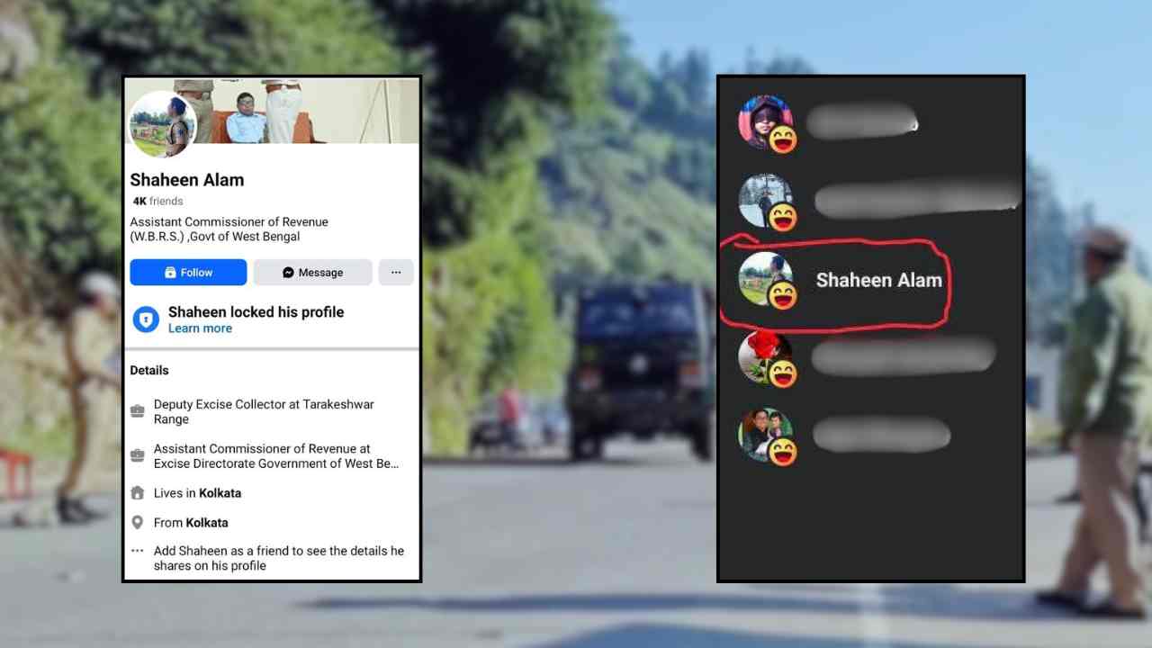 Muslim police officer laughs at Kashmir Attack post.