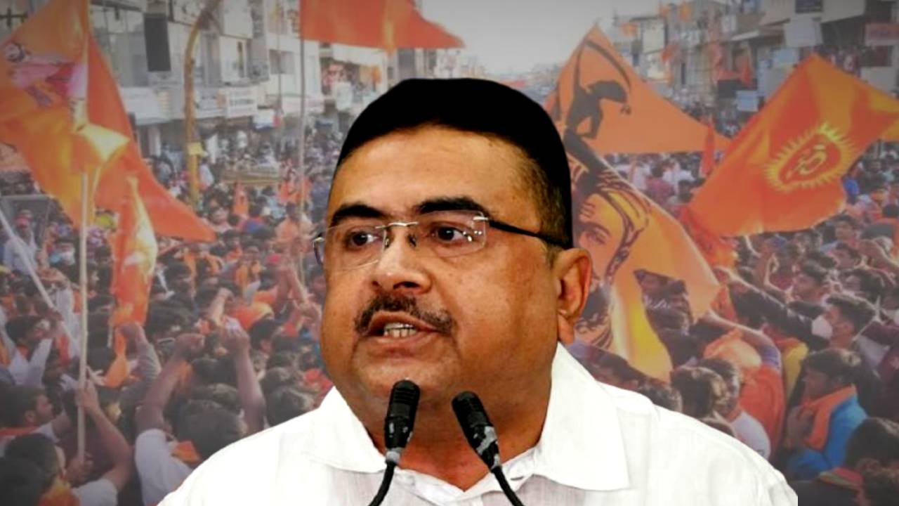 Rally on Ram Navami Suvendu Adhikari Dilip Ghosh Sajal Ghosh said this