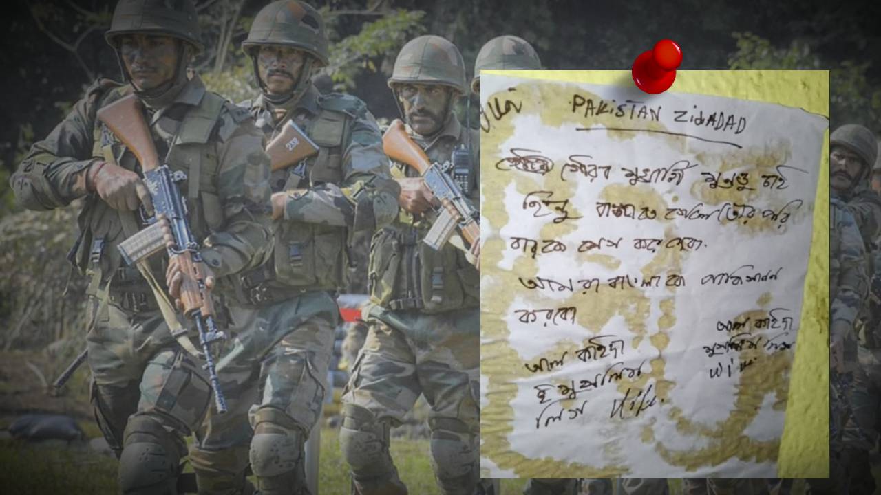 Threat poster found in Indian Army Jawan’s house