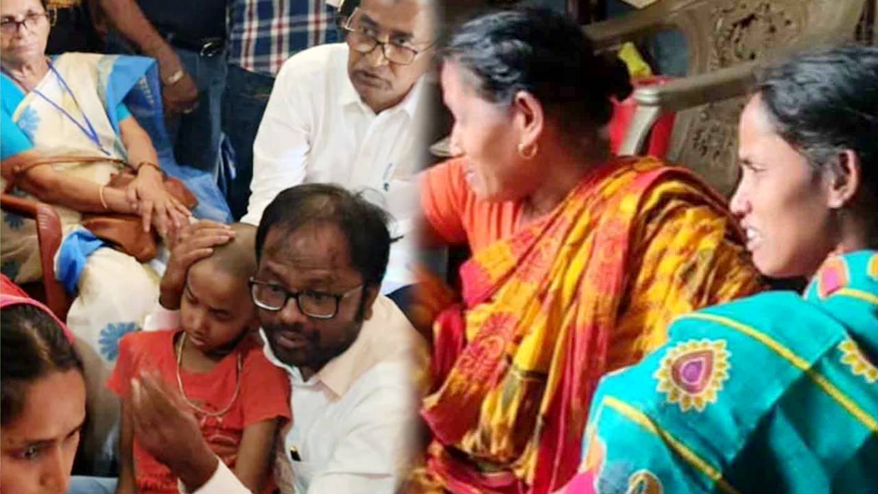 Trinamool Congress team goes to Murshidabad father son death family