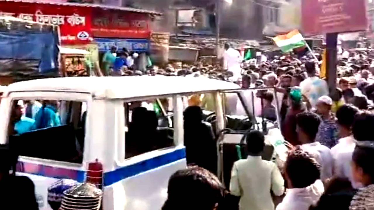 WAQF Act protest in Amtala