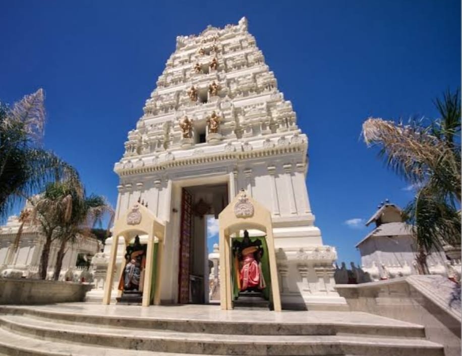 Information about Malibu Hindu Temple in California.