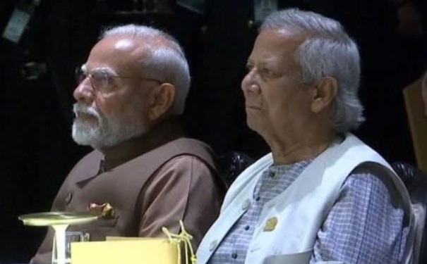 Narendra Modi-Mohammad Yunus in bimstec 