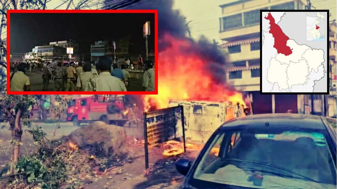 Jangipur clash for waqf amendment bill.