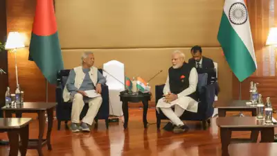 Narendra Modi-Mohammad Yunus meeting 