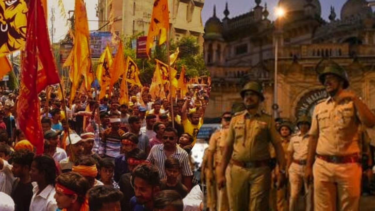 Eggs thrown at Ram Navami rally.