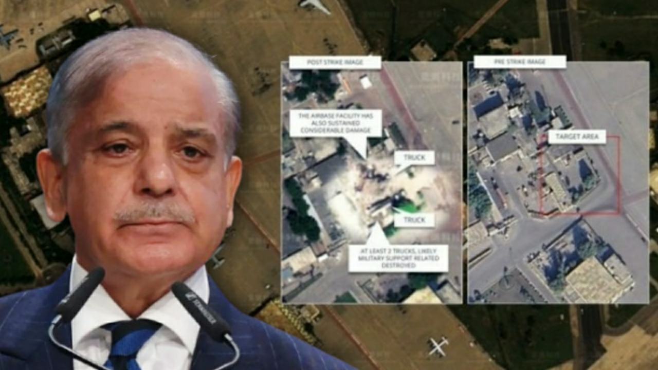 India-Pakistan noor khan airbase strike video 